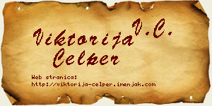 Viktorija Ćelper vizit kartica